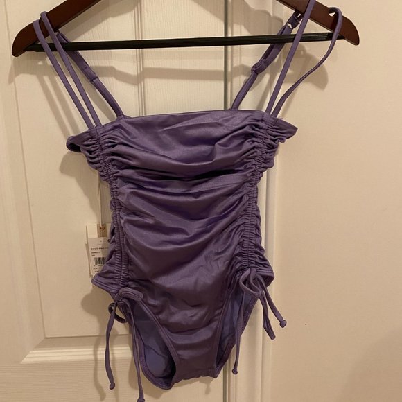 NWT GOOD AMERICAN SHINE ONE-PIECE SWIMSUIT [size small] - Picture 3 of 5